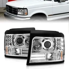 Anzo Projector Headlights Chrome Halo Side Marker Parking Fits 92-98 Ford New. Price: $340.60.
