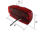 Uni-bond Lighting LED2040-16R 2"X4" Red Bullseye Marker Lamp 16-DIODE New. Price: $31.84.
