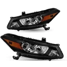 For 2008-2012 Honda Accord 2-DOOR 2DR Coupe Black Headlights Assembly Headlamps Used. Price: $50.00.