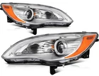 Chrome Pair/set Led Drl Projector Headlights W/ Bulbs For Chrysler 200 2011-2014 New. Price: $209.99.