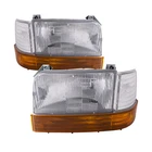 Headlights Pair Fits Ford F150/ 92-97 F250/ 1992-1996 Bronco 6-PIECE New. Price: $93.00.
