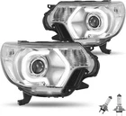 For Toyota Tacoma 2012-2015 Chrome Headlights W/led Drl Projector Upgrade Style New. Price: $317.20.