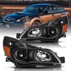 For 2010-2014 Subaru Outback Legacy Black Amber Headlights Headlamps Left+right New. Price: $106.99.