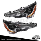 Headlamps Lh+rh For 2020 2021 2022 Toyota Corolla Le Headlights Pair New. Price: $185.99.