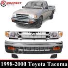 New Front Grille & Bumper Chrome Headlight Kit For 1998-2000 Toyota Tacoma 2WD. Price: $580.00.