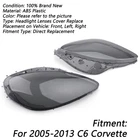 Headlight Replacement Lens Driver Passenger L&r Pair Smoke Fit Corvet C6 05-13 New. Price: $76.35.
