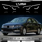 Vland Full Led Headlights For 2011-2015 Vw Passat Lamps W/sequential & Animation New. Price: $509.99.