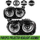 PAIR/2PCS Led Drl Halo Projector Headlight W/bulb For Dodge Challenger 2015-2023 New. Price: $215.99.