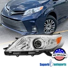 Fits 2011-2020 Toyota Sienna Left Projector Headlight Lamp Pair New. Price: $55.98.
