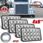 4PC 4X6" Led Headlight Hi/lo Beam For Freightliner Classic FLD120 Tractor Truck New. Price: $45.75.
