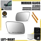 Left Right Side Exterior Mirror Glass Heated 68045691AA For 09-20 Dodge Journey New. Price: $28.49.