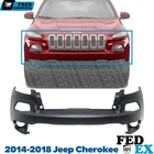 Bumper Cover For 2014-2018 Jeep Cherokee Front Plastic Paint To Match New. Price: $179.55.