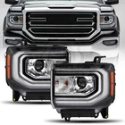 For 2016-2018 Gmc Sierra 1500 Hid/xenon Led Drl Projector Headlights Headlamps New. Price: $199.99.