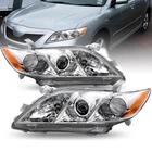 For 2007 2008 2009 Toyota Camry Projector Chrome Headlights Amber Corner Pair New. Price: $60.00.