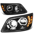 Fit 06-17 Hino 258 268 338 Sequential Led+ Halo Projector Headlights Lamp Black New. Price: $419.26.
