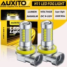 Auxito H11 H8LED Fog Bulbs Conversion Kit Low Beam Bright 6000K White 1-10PAIR New. Price: $142.97.