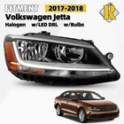 For 2017 2018 Volkswagen Jetta Sedan Halogen Headlight W/led Drl W/bulb Right Rh New. Price: $123.90.