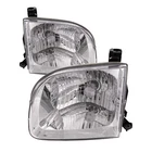 Fits 01-04 Toyota SEQUOIA/00-04 Tundra Double Cab Headlight Halogen Pair Chrome New. Price: $83.31.