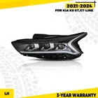 Driver Left Side For 2021-2024 Kia K5 Gt,gt-line Front Headlight Lamp 92101L3100 New. Price: $410.29.