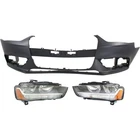Headlight Kit For 2013-2014 Audi A4 Quattro Driver And Passenger Side Halogen New. Price: $606.61.