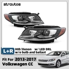 For 2013-2017 Volkswagen Cc Hid Xenon Headlight With Led Drl Left + Right Pair New. Price: $515.99.