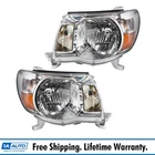 Headlight Assembly Set Driver & Passenger Side Fits 2005-2011 Toyota Tacoma New. Price: $144.95.