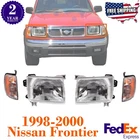 Headlight Assembly + Corner Lights For 1998-2000 Nissan Frontier New. Price: $146.53.