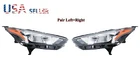 Pair Left+right Side Black Trim Headlight 19-23 Ford Transit Connect Xlt New. Price: $190.94.