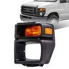 Headlight Trim Bezel W/ Parking Fit 2008-2014 Ford E150 E250 E350 Left New. Price: $34.00.
