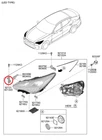 Stinger Lh Head Lamp Mtg Bracket Assy 2018-2020 Genuine New Kia Brand. Price: $36.34.