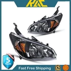 Pair Black For Honda Civic Coupe/sedan 2004-05 1.3L/1.7L L4 Headlight Assemblies New. Price: $70.99.