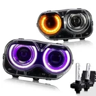 For 2015-23 Dodge Challenger Rgb Headlights Color Change Drl Lamps+hid Bulb Kits New. Price: $400.38.