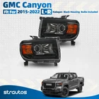 For 2015-2022 Gmc Canyon Halogen Headlights Upgrade Black Housing Pair New. Price: $275.00.