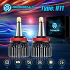 Ironwalls New 360 H11 Led Headlight Kit Low Beam Bulbs Super Bright 6500K White. Price: $35.99.