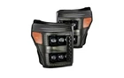 Alpharex Nova-series Black Led Headlights 11-16 Ford F-250/F-350/F-450/F-550 New. Price: $1325.00.