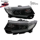 Headlight Black Pair W/bulbs 2011 2012 2013 2014 Ford Edge Headlamp New. Price: $159.18.