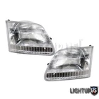 1997-2004 Ford Expedition F-150 F-250 Left Right Sides Pair Headlights Headlamps New. Price: $65.08.