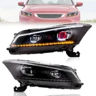 Vland Led Head Lights For Honda Accord 2008-2012 W/demon Eyes W/sequential Turn New. Price: $315.00.