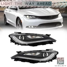 For Chrysler 200 2016-17 W/o Led Drl Right&left Headlights Assembly Halogen Type New. Price: $152.36.