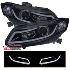 Smoke Projector Headlights Fits 2012-2015 Honda Civic 2DR/4DR Led Bar Lamps New. Price: $299.49.