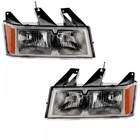For 05-08 Canyon/colorado Truck Headlight Headlamp Chrome Bezel W/bulb Pair Set New. Price: $183.95.