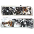 For 1995-1997 Lincoln Town Car Pair Headlights Driver And Passenger Side W/bulbs New. Price: $196.52.