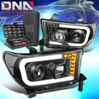 For 2007-2017 Toyota Tundra Led Drl Black Clear Side Projector Headlights+tools New. Price: $224.09.