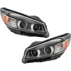 Headlight Set For 2016-2018 Kia Sorento Left And Right Led With Accent 2PC New. Price: $710.40.