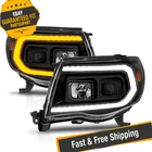 Anzo Black Switchback Led U-bar Projector Headlights For 2005-2011 Toyota Tacoma New. Price: $520.34.