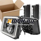 4X6"INCH Clear Lens Diamond Cut Chrome Crystal Semi Sealed Beam Headlight Lamps New. Price: $119.67.