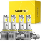 9006 9005 Led Headlight Kit Combo 4 Bulbs 6500K High Low Beam Super Bright White New. Price: $44.64.