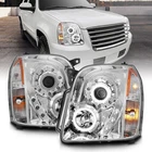 Anzo Usa 111147 Projector Headlight Set W/halo For 2007-2014 Gmc Yukon New. Price: $480.00.