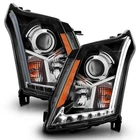 Black Projector Headlights For 2010-2016 Cadillac Srx W/ Halogen New. Price: $419.99.