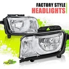 Factory Style Halogen Headlight Lamps For Chevy Camaro 10-13 Chrome Clear Pair New. Price: $87.88.